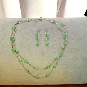 Necklace and earring set